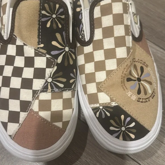 Vans Checker Patchwork Divine Classic Slip-On Sneakers - Picture 10 of 10